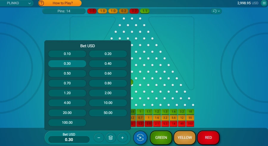 Plinko Spel